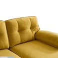 thumbnail image 6 of L Shaped Couches, Modern Sectional Sofa with Metal Lege and Wide Backrest, 83'' Velvet Reversible Chaise Couch Sofa with Large Armrest, 330LBS Capacity Per Seat, 6 of 8