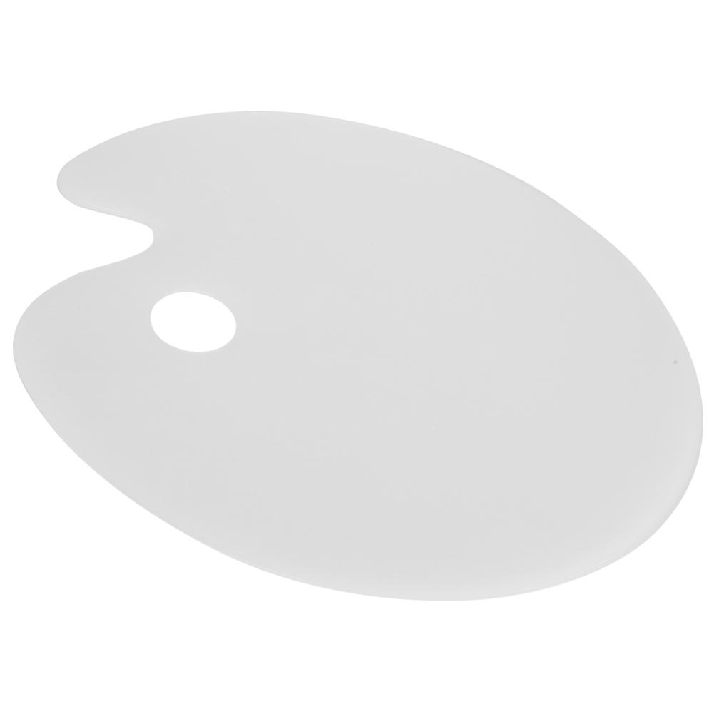 Fosa Palette,Acrylic Painting Palette Clear Oval Paint Tray Mixing