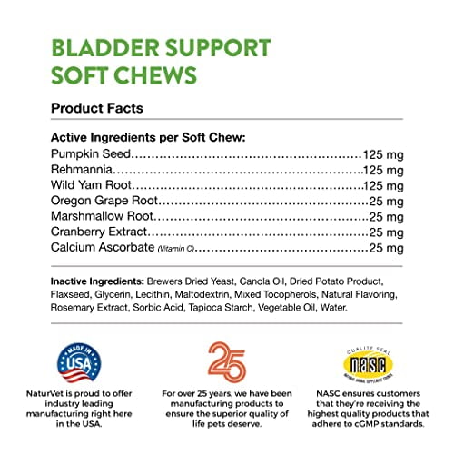 Healthy Bladder Support Supplement for Dogs Soft Chews with