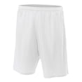 thumbnail image 2 of A4 Lined Tricot Mesh Shorts For Teen Male in White | NB5301, 2 of 2
