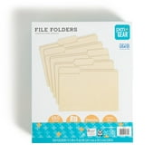 Pen+Gear File Folders, Letter, Manila, 1/3 Cut, 150 Count