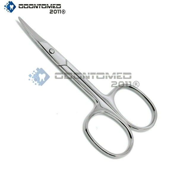 OdontoMed2011 Cuticle Curved Nail Scissor Manicure Pedicure Beauty Professional Tools