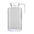thumbnail image 2 of HuRu Acrylic Water Pitcher with lid, Clear Plastic Pitcher with Lid, BPA-Free, Pitcher for Sangria, Lemonade, Juice, 2 of 3