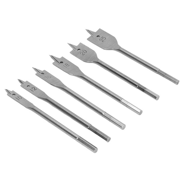 Juego de brocas de PERFORACIÓN planas Jadeshay 6 piezas broca de espada para madera