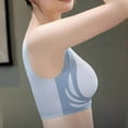 thumbnail image 5 of WRKEKC Everyday Bras for Women Thin Plus Size Front Closure Wireless Comfortable Breathable Push Up Adjustable Bra for Fit, 5 of 5