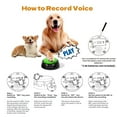thumbnail image 6 of iPawspace Voice Recording Buttons for Pet Communication Buzzer 30 Seconds Record Dog Talking Training Buttons Set with Stickers, 6 of 6