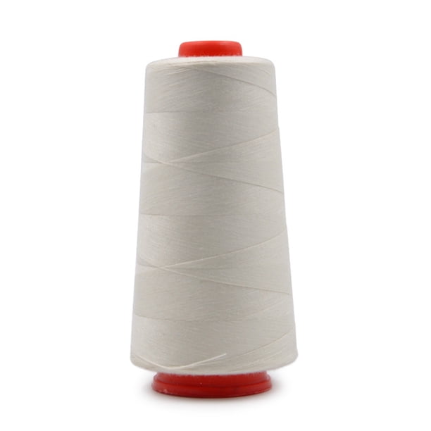 Hilo De Poliéster SINGER 150 Yardas - Blanco, Multiusos, Para Coser A Mano Y A Máquina, Paquete Individual