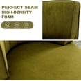 thumbnail image 5 of Velvet Swivel Barrel Chair, Modern Upholstered Accent Chair, 360° Swivel Round Lounge Chair with Gold Metal Base, Comfy Arm Chair Sherpa Chair for Nursery, Living Room, Bedroom, Club, Office, 5 of 18