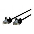 thumbnail image 1 of Belkin Slim - Patch cable - RJ-45 (M) to RJ-45 (M) - 25 ft - UTP - CAT 6 - molded, snagless - black, 1 of 1