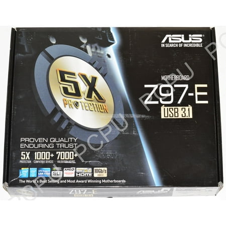 90MB0LF0-M0AAY0 ASUS Z97-E/USB3.1 LGA 1150 Intel Z97 HDMI SATA 6Gb/s USB 3.1 USB 3.0 ATX Intel (Best Z97 Motherboard For The Money)