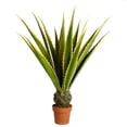 thumbnail image 1 of Vickerman TA181647 Sisal Vert de 47 Po en Pot avec 18 Feuilles, 1 of 1