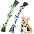 thumbnail image 1 of Juguetes de nudos para mascotas para perros pequeños, juguetes de nudos para perros, cuerda para la dentición, 1 of 5