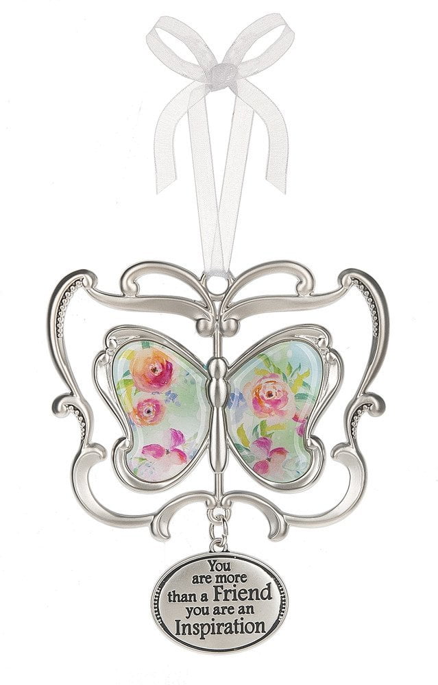 Reach for the stars Inspirational Zinc Butterfly Ornament