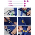 400 Sets 24Colors Snap Buttons with Pliers, Fabric Fasteners Kit, Durable Plastic Snaps for