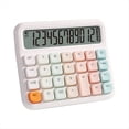 thumbnail image 1 of Calculadora de Escritorio Pantalla de 12 Dígitos, Diseño y Ergonómico con Pantalla LCD Grande para Uso en el Hogar, la Escuela y la Oficina, 1 of 5