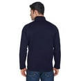 thumbnail image 2 of Devon & Jones DG792 Unisex Bristol Sweater Fleece Quarter-Zip Pullover-Navy-2XL, 2 of 3