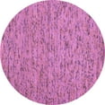 thumbnail image 1 of Ahgly Company Indoor Round Abstract Pink Contemporary Area Rugs, 6' Round, 1 of 4