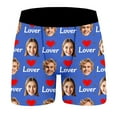 thumbnail image 5 of KHONTS Men's Personalized Boxers Husband Boyfriend Funny Boxers DIY Valentine's Day Birthday for Him Blue M, 5 of 8