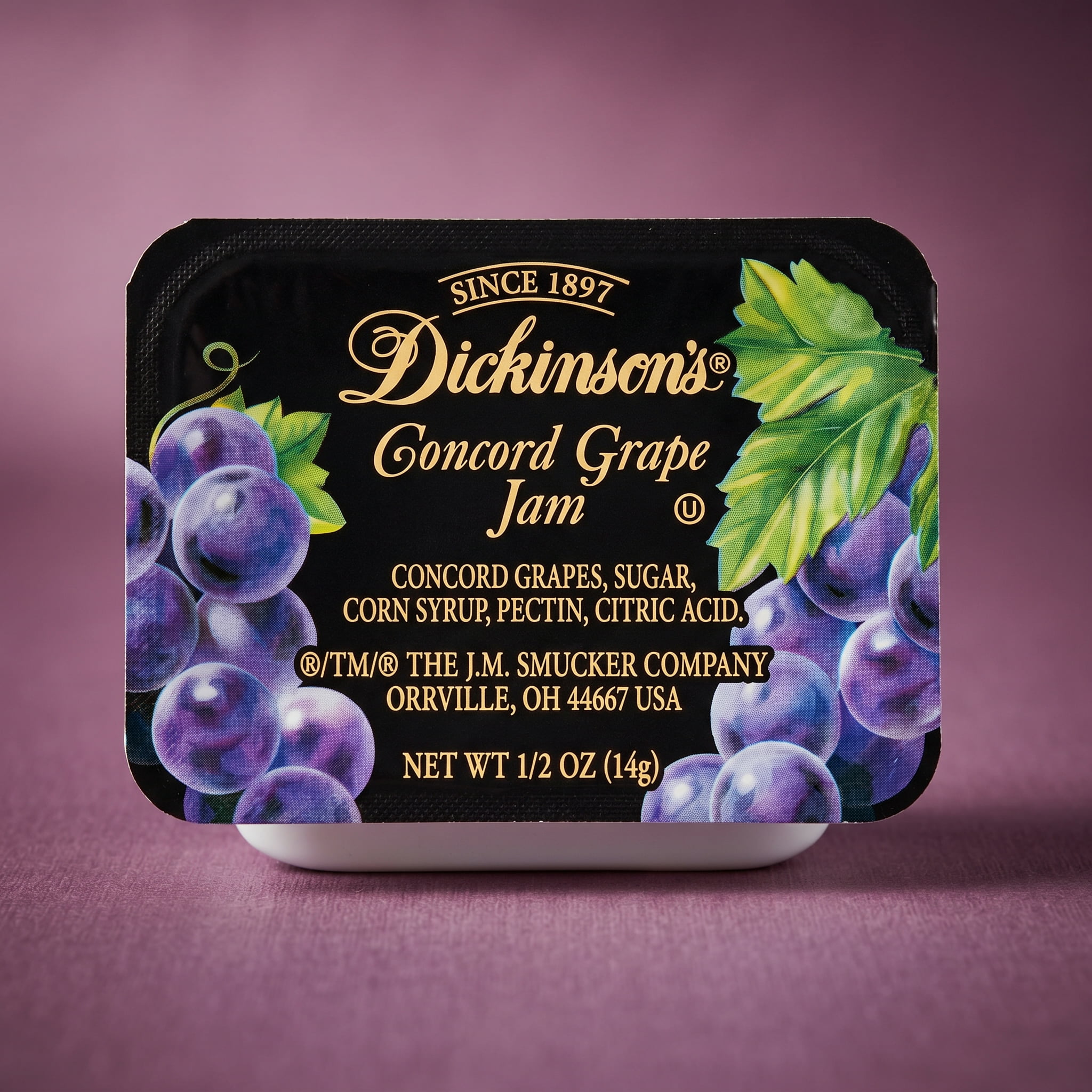 Dickinson's Variety Pack Includes Jam, Marmalade, & Preserves | 4 Unique Flavors | 80 Count