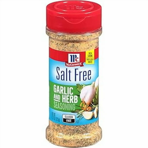 1x McCormick Salt Free Garlic and Herb Seasoning, 4.37 oz