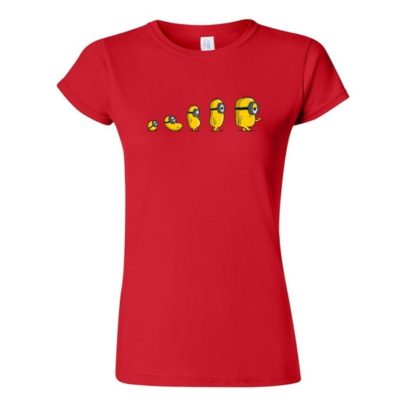 Junior Miniolution Evolution Cartoons Movie Salih Gonenli Artworks Parody DT T-Shirt Tee