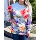 thumbnail image 2 of Sudadera Fronage para mujer con estampado de paisajes florales, talla XL, 2 of 6
