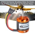 thumbnail image 3 of Moteur Sans Balais D3542 1450KV pour Aileron Fixe - Haute Performance 70A ESC Compatible, 7.4-15V, Design Léger, Inclut Support de Rotor et Accessoires de Montage, 3 of 6