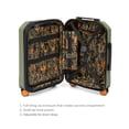 thumbnail image 3 of iFLY Venture 2-Piece Expandable Hardside Spinner Luggage Set , 20" Carry-on and 28" Checked Luggage, Olive, 3 of 7