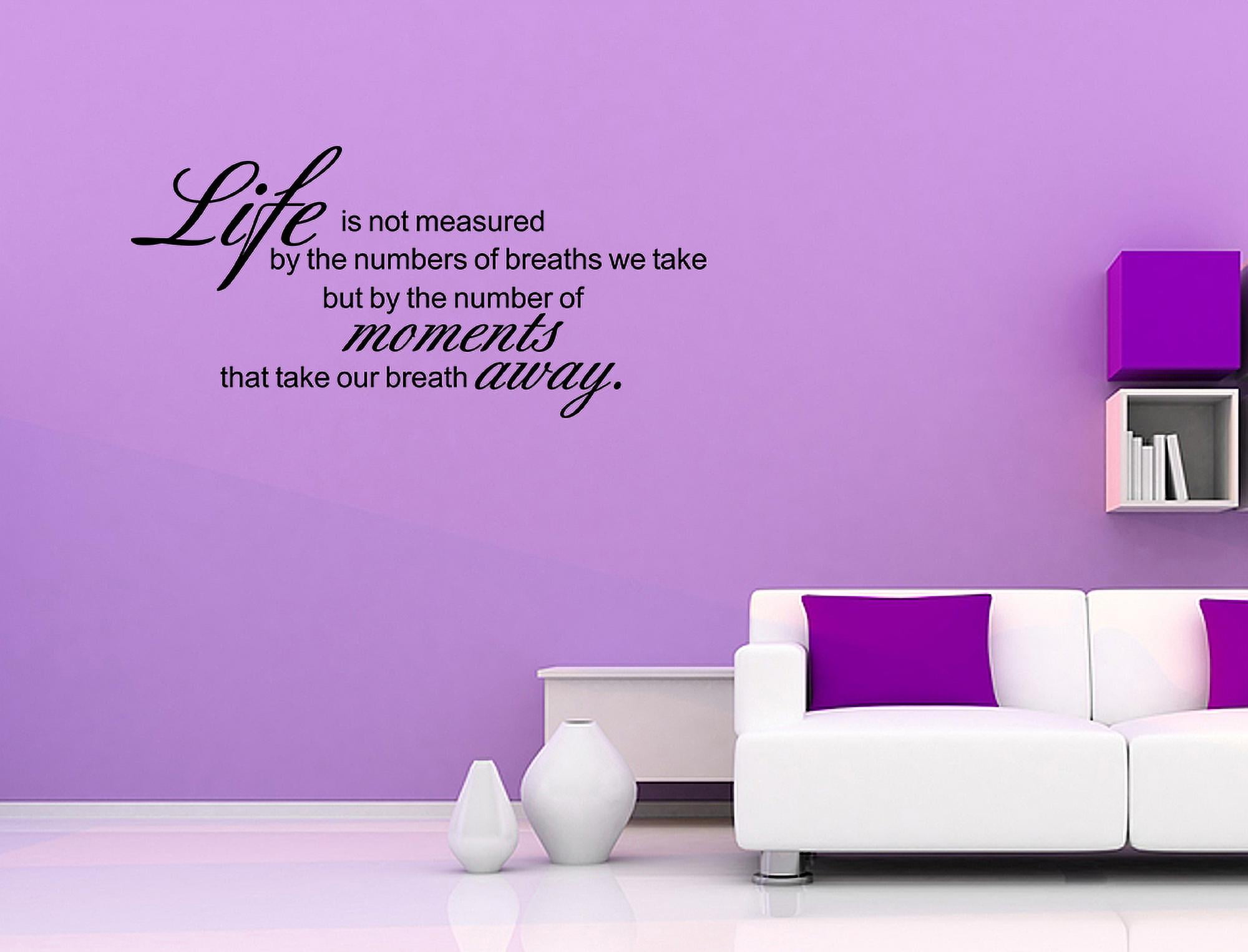 Removable Vinyl Wall Art Time vinyl decal sticker Time is not measured