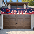 thumbnail image 6 of Decorative Design 4th of July Event Banner Patriotic Theme Party Decoration Colorful Stars Red White Blue Celebration for Patriotic Party National Holiday Indoor Outdoor, 6 of 7