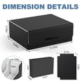 thumbnail image 6 of Mlikero Card Deck Case for Trading Cards 1800+, Trading Card Storage Box with 10 Dividers and 3 Foam Stoppers, Leather Magnetic Closure Commander Deck Box Fit for YuGiOh, MTG and Sport Cards, 6 of 7