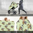 thumbnail image 6 of Car Seat Cover Baby, Quirky Owl Baby Car Seat Cover for Baby Boys Girls Newborn , Infant Car Seat Canopy Cover Nursing Breastfeeding Cover Warm Blanket, 6 of 7