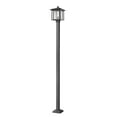 thumbnail image 3 of 1 Light Outdoor Post Mount Lantern In Urban Style 11 Inches Wide By 111 Inches High-Oil Rubbed Bronze Finish Z-Lite 554Phbs-536P-Orb, 3 of 3