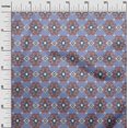 thumbnail image 2 of oneOone Cotton Flex Fabric Diamond & Swirl Ikat Print Fabric BTY 40 Inch Wide, 2 of 4