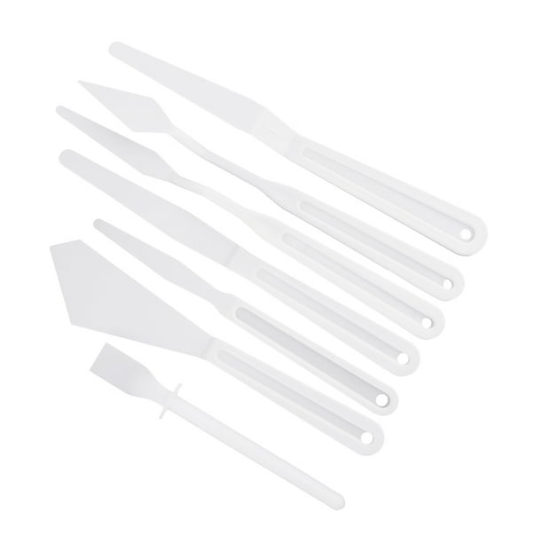 Artesanías plásticas Sunnimix cortadores de la paleta 7pcs Set herramientas de pintura al óleo del arte
