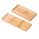 thumbnail image 4 of Bandeja de tocador de madera de 2 piezas, bandeja de servicio organizadora de encimera, bandeja de almacenamiento de joyas con velas, bandeja dispensadora de jabón, bandeja de baño Rectángulo Baoblaze Bandeja de baño, 4 of 8