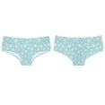 thumbnail image 3 of Gibobby Verano calzoncillos adelgazantes Ropa interior de talle bajo transpirable sin con estampado animal y de nieve con de árbol de Navidad para mujer(Multicolor, XL), 3 of 4