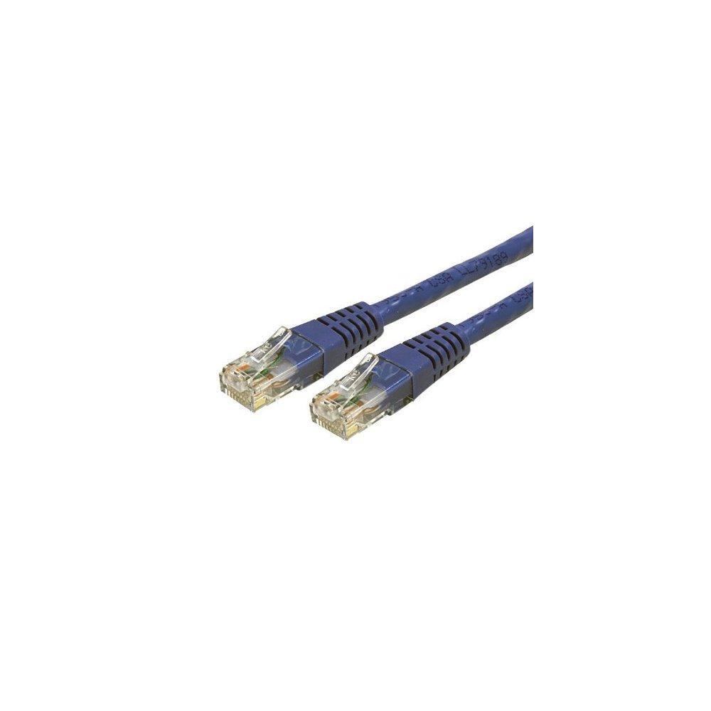 Cat6 Cable 1 ft Blue Patch Cable Molded