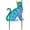 Watercolor Cat, variant on Forever Love Silhouette Garden Stake Durable Iron Pet Memorial Yard Outdoor Decor for Lawn Planters Walkways