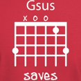 thumbnail image 3 of CafePress - Gsus (Jesus) Saves Dark T Shirt - Men's Classic Graphic Cotton T-Shirt, 3 of 4