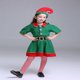 thumbnail image 5 of Ropa navideña para niños, ropa de duende navideño, cosplay, ropa para padres e hijos, festival, ropa navideña verde para hombres y mujeres adultos, 5 of 6