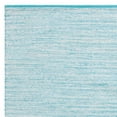 thumbnail image 2 of SAFAVIEH Montauk Bernadine Solid Braided Cotton Area Rug, Aqua/Blue, 6' x 9', 2 of 4