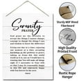 thumbnail image 5 of Zomyto The Serenity Prayer Inspirational Decor Sign, God Grant Me The Serenity To Accept The Things I Cannot Change, Hanging Printed Wall Plaque Wood Signs 10x8 inch, 5 of 5