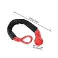 thumbnail image 4 of 2pcs Soft Shackle Rope Synthetic Off Road Towing ATV Winch Recovery Accessories With Protective Sleeve Strap Trailer Portable ,Easy to Carry, 4 of 7