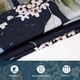 thumbnail image 5 of Cortina de ducha Amaredom negra con estampado floral impermeable 180 x 180 cm, 5 of 7