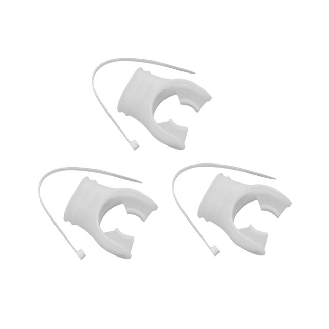 QualitChoice Régulateur de Plongée Embout Universel pour Plongée avec Régulateur Jaune Blanc 4.8x5.5x2.9cm