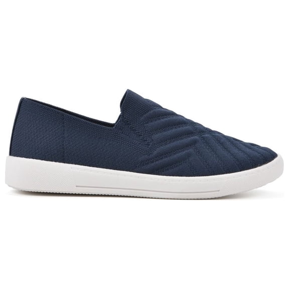 White Mountain Women's Until Knit Slip-on Sneaker