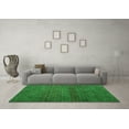 thumbnail image 3 of Ahgly Company Indoor Square Abstract Green Modern Area Rugs, 3' Square, 3 of 4