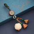 thumbnail image 2 of LLavero de loto de budismo tallado Bodhi, llaveros budistas Vintage para coche, llavero para bolsa de teléfono, colgante de Buda de Jade, accesorio nuevo, 2 of 4