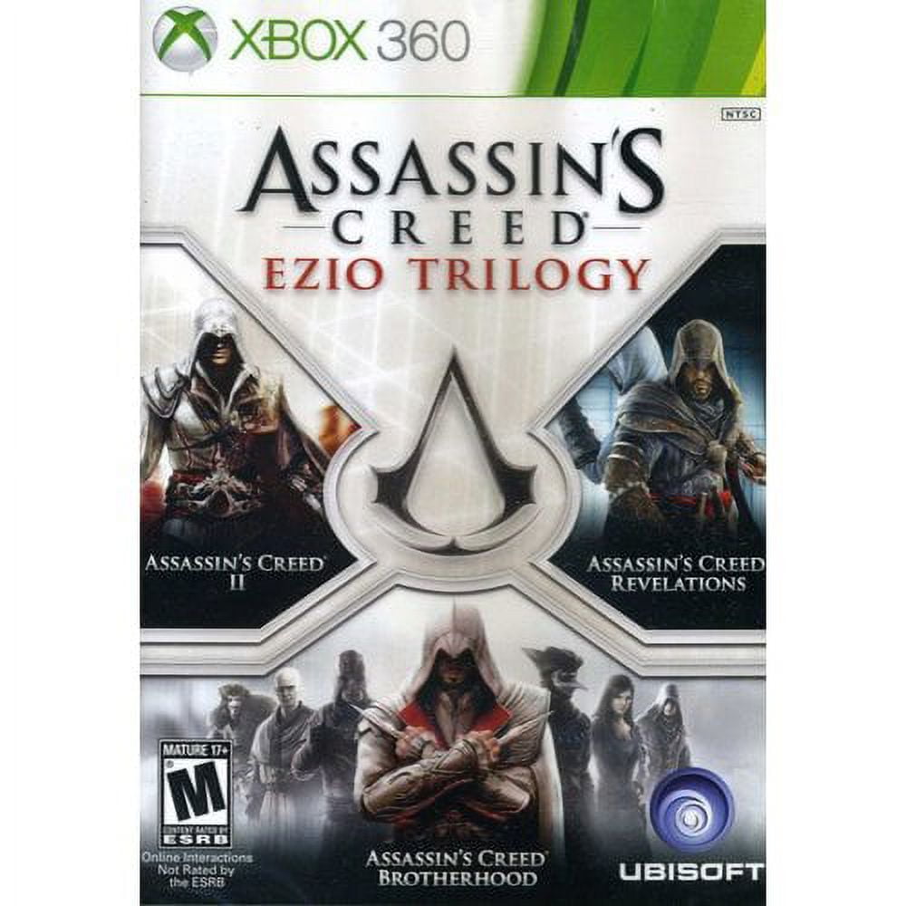 Assassin's Creed Ezio Trilogy + Rogue + Creed III Lot Of 5 Xbox 360